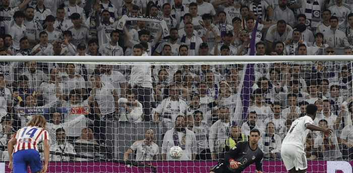 皇马点球逆转马竞领跑五大联赛点球榜